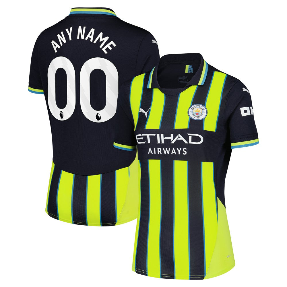 Manchester City Women's 2024/25 Away Replica Custom Jersey Navy - Puma sale