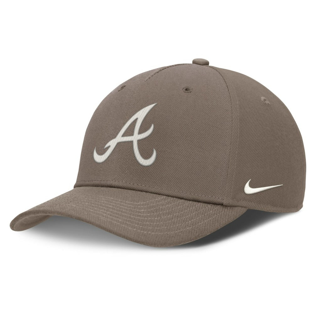Atlanta Braves Nike Rise Performance Adjustable Hat - Brown - Nike Sale