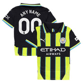 Manchester City Youth 2024/25 Away Replica Custom Jersey Navy - Puma
