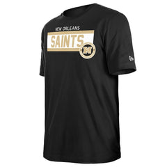 New Orleans Saints New Era 3rd Down High Density Print T-Shirt Black