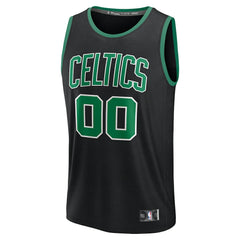 Boston Celtics Youth Fast Break Custom Replica Jersey Black Statement Edition | Fanatics online