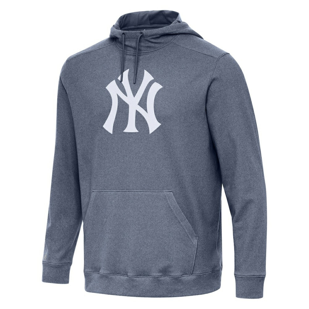 New York Yankees Antigua Cloud Pullover Hoodie - Heather Navy - MLB Online