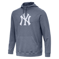 New York Yankees Antigua Cloud Pullover Hoodie - Heather Navy - MLB Online