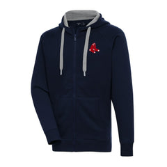 Boston Red Sox Antigua Big & Tall Victory Full-Zip Hoodie Jacket - Navy - MLB Discount