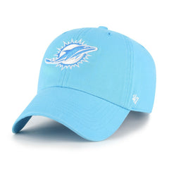 47 brand Miami Dolphins '47 Women's Bright Side Clean Up Adjustable Hat Blue