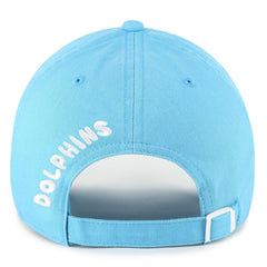 47 brand Miami Dolphins '47 Women's Bright Side Clean Up Adjustable Hat Blue