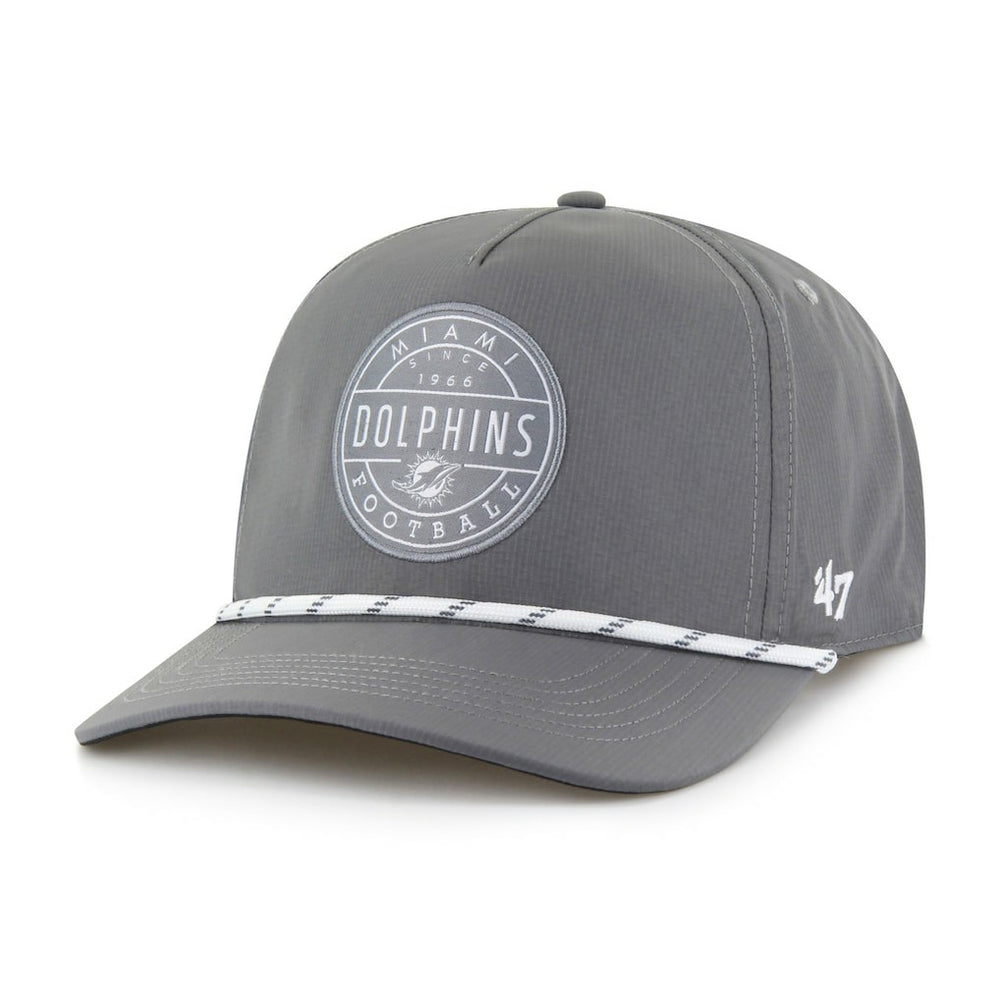 47 brand Miami Dolphins '47 Suburbia Hitch Adjustable Hat Gray