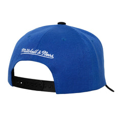 Golden State Warriors Underarch Two-Tone Pro Crown Snapback Hat for sale Royal/Black | Mitchell & Ness Lifestyle