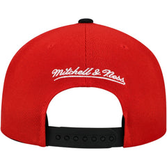 Detroit Red Wings Mitchell & Ness Underarch Two-Tone Pro Crown Snapback Hat - Red/Black - NHL 201994427