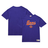 Phoenix Suns Hardwood Classics Felt Applique Slub T-Shirt Purple | Mitchell & Ness outlet