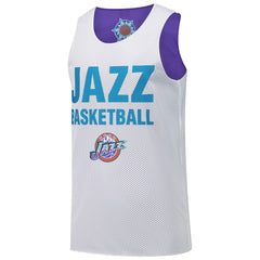 Utah Jazz Hardwood Classics Reversible Mesh Practice Jersey Purple | Mitchell & Ness US