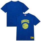 New York Knicks Hardwood Classics Neon Nights Premium T-Shirt Blue | Mitchell & Ness Near Me