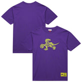 Toronto Raptors Hardwood Classics Neon Nights Premium T-Shirt Raptors Purple | Mitchell & Ness for sale