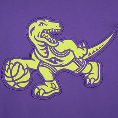 Toronto Raptors Hardwood Classics Neon Nights Premium T-Shirt Raptors Purple | Mitchell & Ness for sale