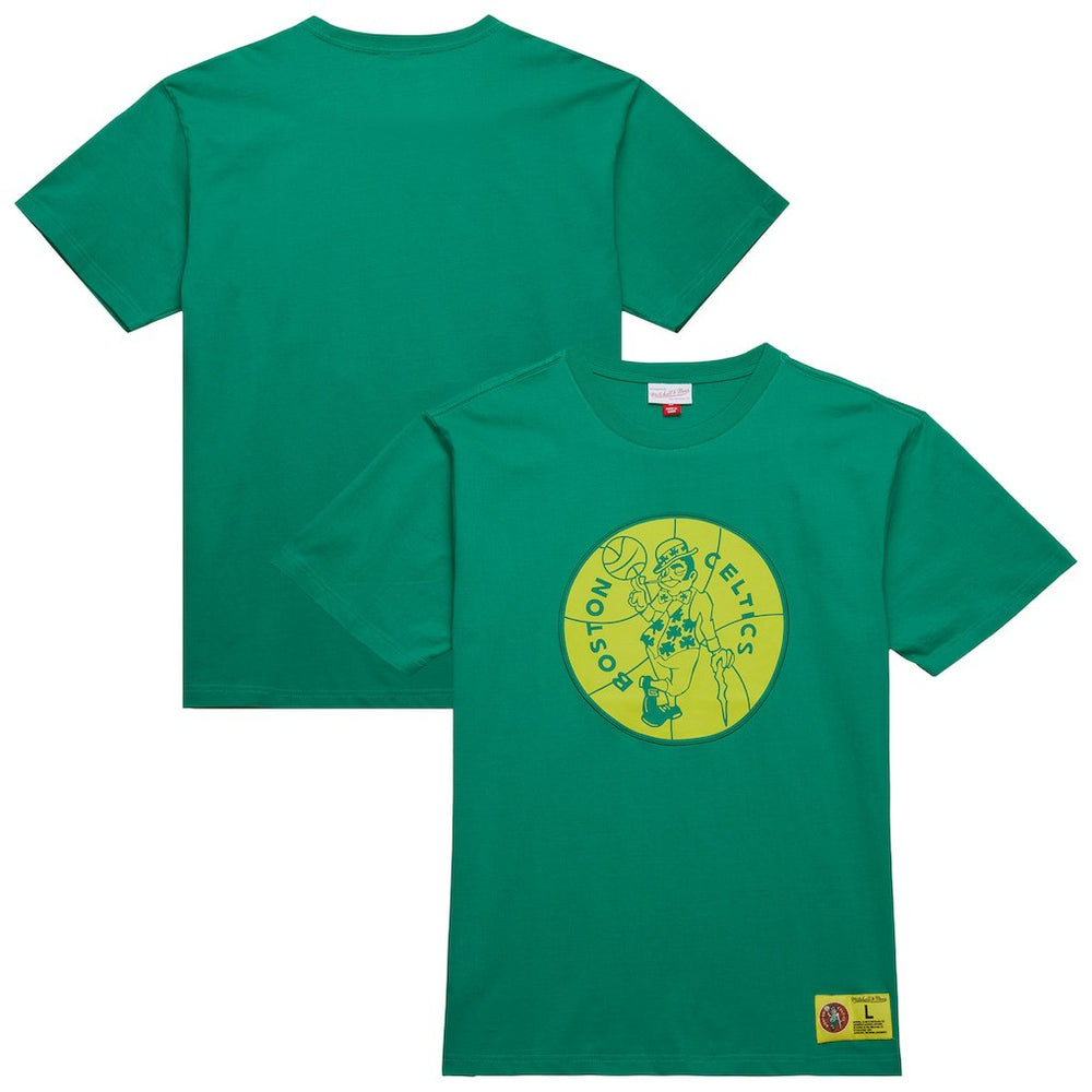 Boston Celtics Hardwood Classics Neon Nights Premium T-Shirt Kelly Green | Mitchell & Ness Lifestyle