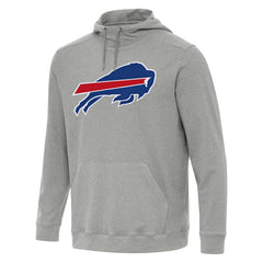 Buffalo Bills Antigua Cloud Pullover Hoodie Heather Gray