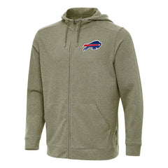 Buffalo Bills Antigua Effortless Full-Zip Hoodie Olive