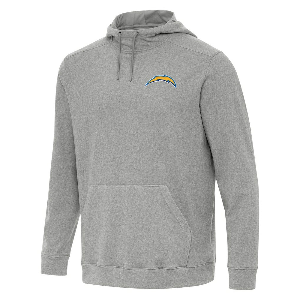 Los Angeles Chargers Antigua Cloud Pullover Hoodie Heather Gray