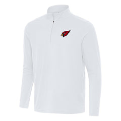 Arizona Cardinals Antigua Intent Quarter-Zip Pullover Top White