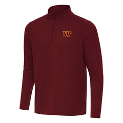 Washington Commanders Antigua Intent Quarter-Zip Pullover Top Burgundy