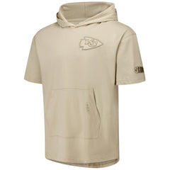 Kansas City Chiefs Pro Standard Neutrals Capsule Short Sleeve Pullover Hoodie Tan