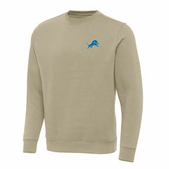 Detroit Lions Antigua Victory Pullover Sweatshirt Khaki