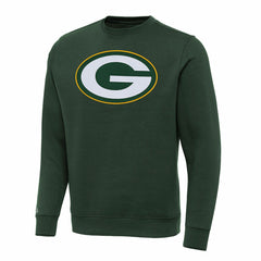Green Bay Packers Antigua Victory Pullover Sweatshirt Hunter Green