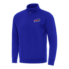 Buffalo Bills Antigua Victory Quarter-Zip Pullover Top Royal
