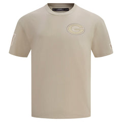 Green Bay Packers Pro Standard Drop Shoulder T-Shirt Tan