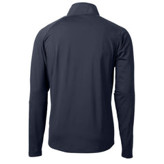 Boston Red Sox Cutter & Buck Adapt Eco Hybrid Raglan DryTec Quarter-Zip Jacket - Navy - MLB on Sale