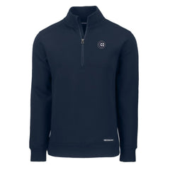 Chicago Cubs Cutter & Buck Roam Eco Quarter-Zip Jacket - Navy - MLB Online