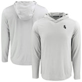 Chicago White Sox Cutter & Buck Coastline Epic Comfort Eco Recycled Long Sleeve Hoodie T-Shirt - Gray - MLB Sale