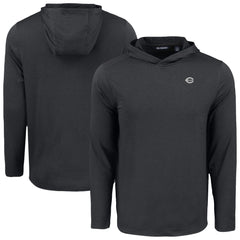 Cincinnati Reds Cutter & Buck Coastline Epic Comfort Eco Recycled Long Sleeve Hoodie T-Shirt - Black - MLB Discount