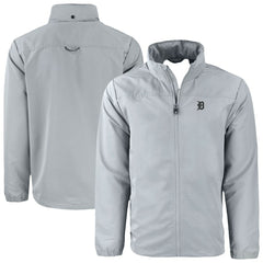 Detroit Tigers Cutter & Buck Charter Eco Recycled Full-Zip Hoodie Jacket - Gray - MLB Online