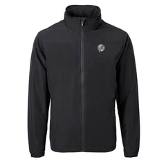 New York Yankees Cutter & Buck Charter Eco Recycled Full-Zip Hoodie Jacket - Black - MLB on Sale