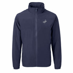 Los Angeles Dodgers Cutter & Buck Charter Eco Recycled Full-Zip Hoodie Jacket - Navy - MLB Online