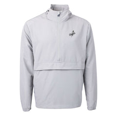 Los Angeles Dodgers Cutter & Buck Charter Eco Recycled Anorak Half-Zip Hoodie Jacket - Gray - MLB Sale