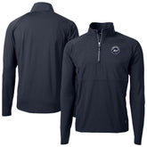New York Mets Cutter & Buck Adapt Eco Hybrid Raglan DryTec Quarter-Zip Jacket - Navy - MLB Discount