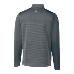 San Diego Padres Cutter & Buck Traverse Eco Stripe Tri-Blend DryTec Quarter-Zip Jacket - Gray - MLB on Sale