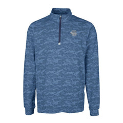 Philadelphia Phillies Cutter & Buck Traverse Eco Camo Tri-Blend DryTec Quarter-Zip Top - Navy - MLB Lifestyle