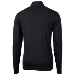 Seattle Mariners Cutter & Buck Virtue Eco Pique Quarter-Zip Jacket - Black - MLB Discount