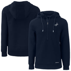 Los Angeles Dodgers Cutter & Buck Roam Eco Recycled Tri-Blend Half-Zip Hoodie - Navy - MLB Online