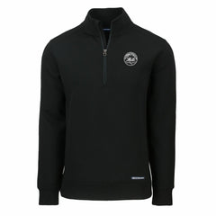 New York Mets Cutter & Buck Roam Eco Quarter-Zip Jacket - Black - MLB Online