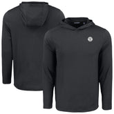 Milwaukee Brewers Cutter & Buck Coastline Epic Comfort Eco Recycled Hoodie T-Shirt - Black - MLB Sale