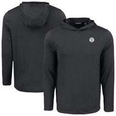 Milwaukee Brewers Cutter & Buck Coastline Epic Comfort Eco Recycled Hoodie T-Shirt - Black - MLB Sale
