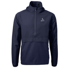 St. Louis Cardinals Cutter & Buck Charter Eco Recycled Anorak Half-Zip Hoodie Jacket - Navy - MLB Lifestyle