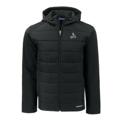 St. Louis Cardinals Cutter & Buck Evoke Hybrid Eco Softshell Recycled Full-Zip Hoodie Jacket - Black - MLB on Sale
