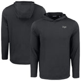 Tampa Bay Rays Cutter & Buck Coastline Epic Comfort Eco Recycled Long Sleeve Hoodie T-Shirt - Black - MLB Lifestyle