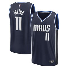 Kyrie Irving Dallas Mavericks Fast Break Replica Player Jersey for sale Statement Editi- Navy | Fanatics Near Me