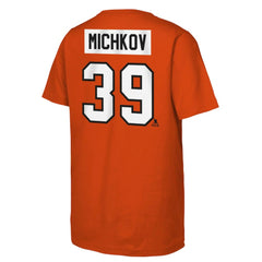 Matvei Michkov Philadelphia Flyers Youth Player Name & Number T-Shirt - Orange - NHL 202009254